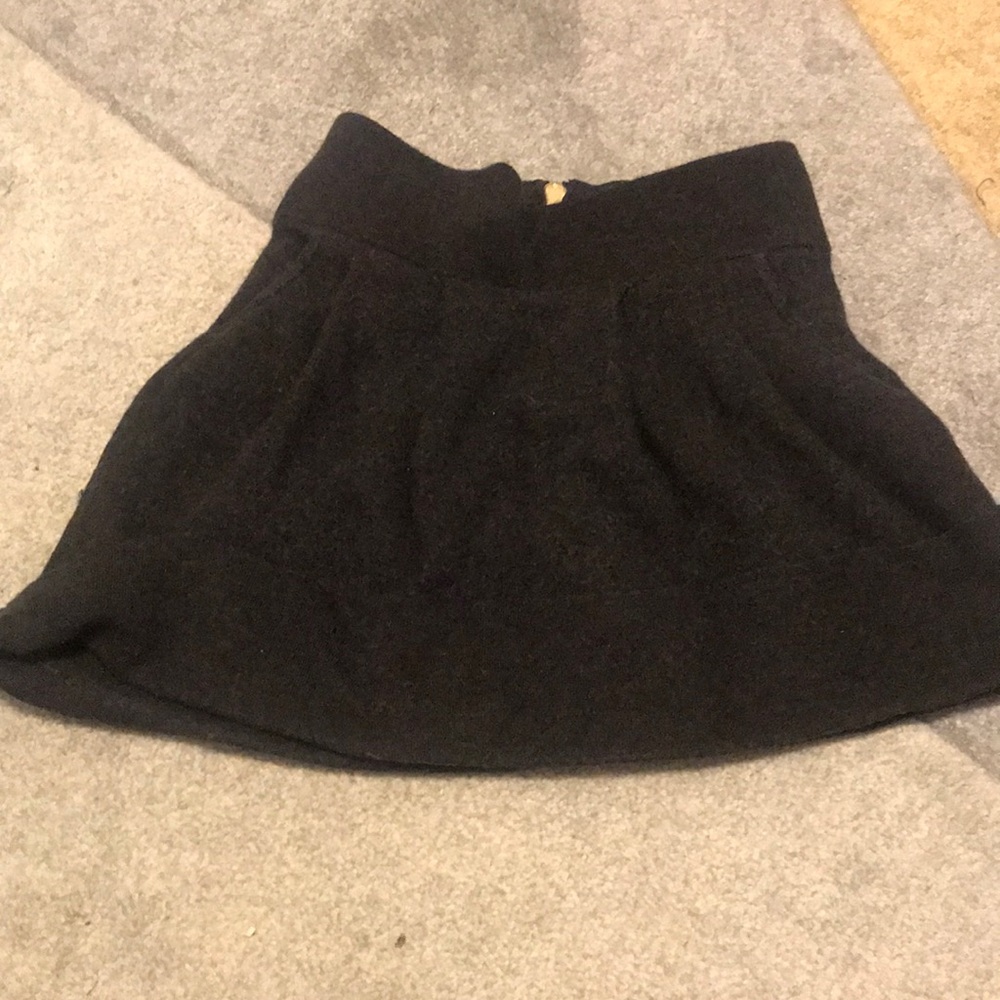 Dark Grey Wool Mini